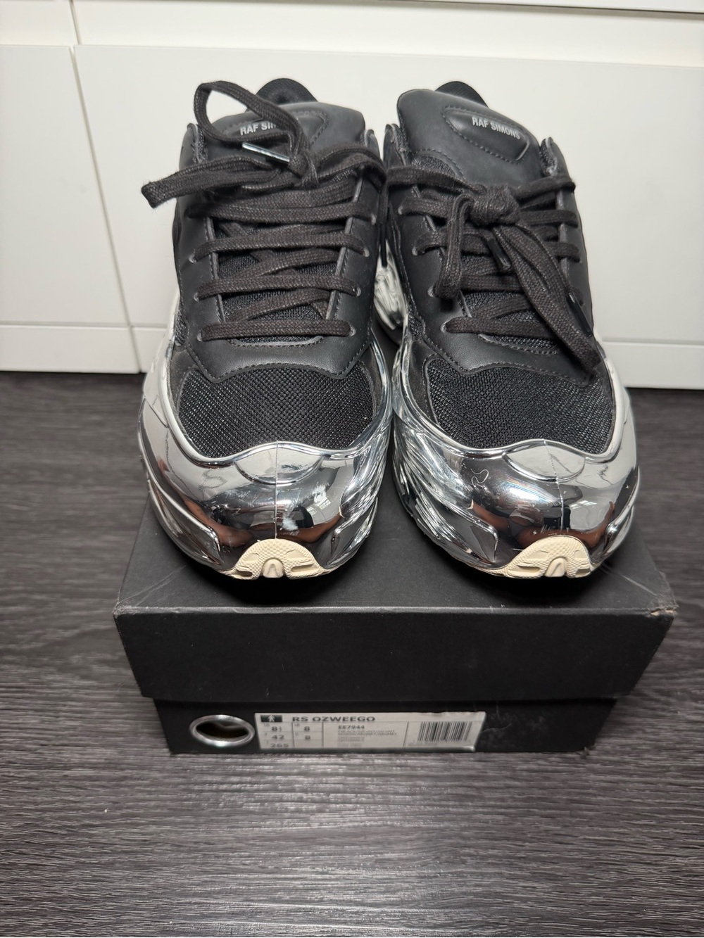 ADIDAS x RaF  black Oswego sneakers
